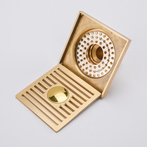 Desagüe oculto del piso de la ducha con cierre automático