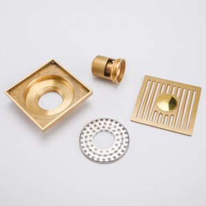 Desagüe oculto del piso de la ducha con cierre automático