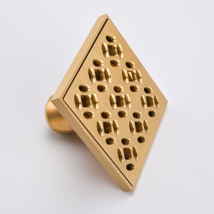 Lavadero piso de latón ducha desagüe rejilla sellado