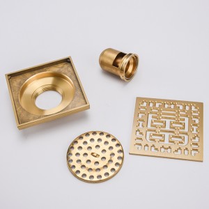 Placa de cubierta de drenaje de sifón de piso anti-olor fácil de instalar