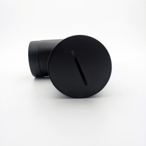 Trampa de plomería de sifón de botella negra de latón