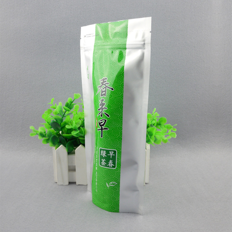 bolsa de té orgánico impermeable de papel de aluminio de alta calidad personalizado