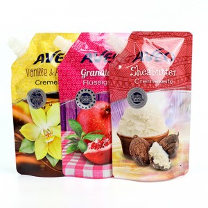 nueva bolsa de detergente bolsa de boquilla de líquido para lavandería