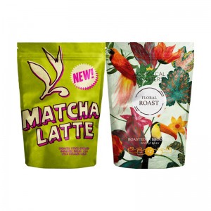 Bolsa con cremallera Papel Kraft Stand Up Food Packaging Ziplock Bag Doypack Custom Impreso