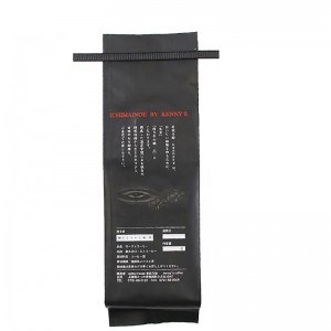 refuerzo lateral con acabado de estaño mate en el paquete de la válvula de café superior