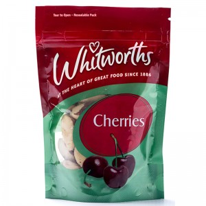 bolsas de pie para envasado de alimentos con cierre de cremallera y ventana transparente Bolsa de bolsa con cremallera personalizada