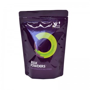 bolsas de pie para envasado de alimentos con cierre de cremallera y ventana transparente Bolsa de bolsa con cremallera personalizada