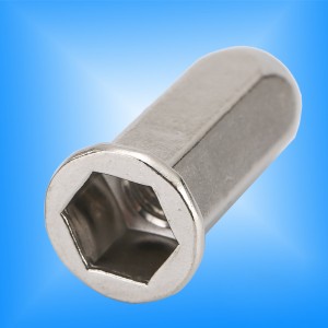 Cabeza plana Cuerpo hexagonal completo Extremo cerrado