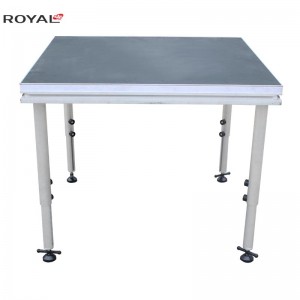 Etapa portátil de aluminio y etapa de instalación rápida