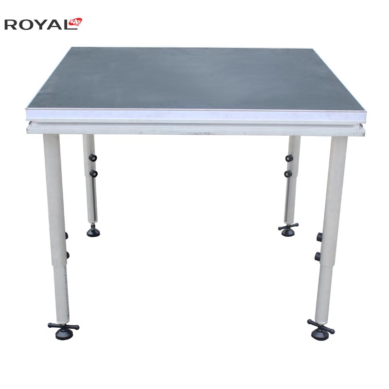 Etapa portátil de aluminio y etapa de instalación rápida