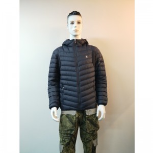 CHAQUETA PUFFER CON CAPUCHA MARINO RLMPC0013