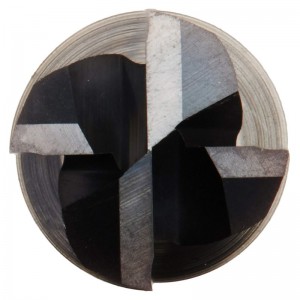 Fresa de metal duro, con revestimiento AlTiN, 4 flautas, diámetro de 1/4 \