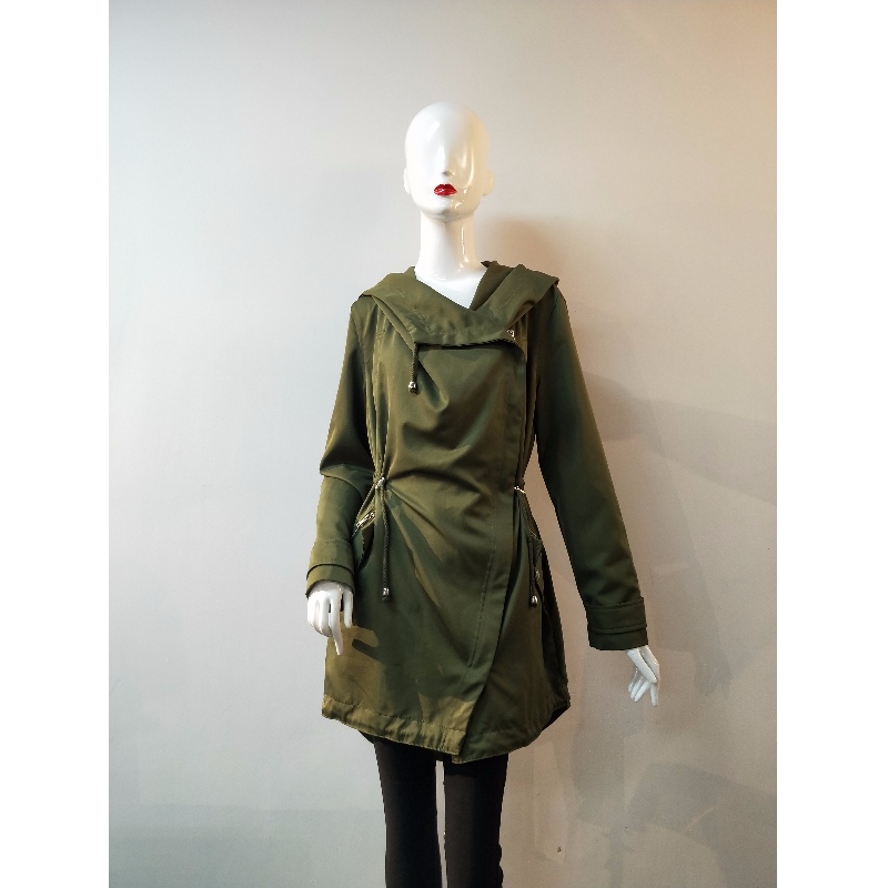 CHAQUETA IRREGULAR KHAKI DE SEÑORA RLWJ0001