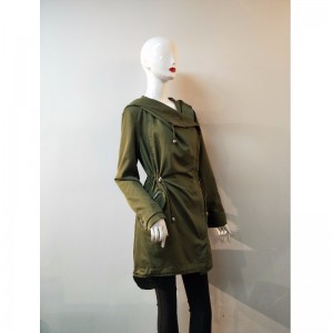 CHAQUETA IRREGULAR KHAKI DE SEÑORA RLWJ0001
