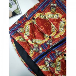 ABRIGO ESTAMPADO COLOREADO IMPRESO PARA SEÑORA RLWC0002