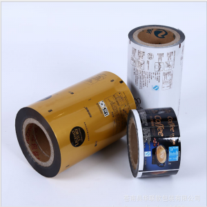 impresión de huecograbado laminado personalizado / laminado papel de aluminio envasado de alimentos rollo de plástico película