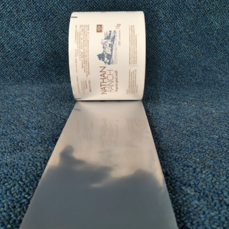 impresión de huecograbado laminado personalizado / laminado papel de aluminio envasado de alimentos rollo de plástico película