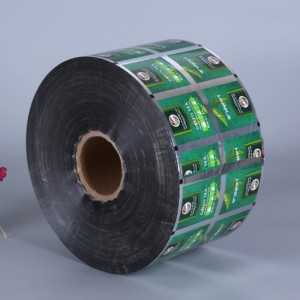 Rollo de película de embalaje de papel de aluminio plástico de alimentos para bolsita de café con té con leche