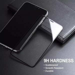 Protector de pantalla de vidrio templado de cubierta completa 3D para Iphone XI / XI MAX 2019