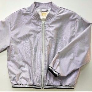 CHAQUETA DE PU PÚRPURA LIGERA PARA NIÑOS RLCPJ0002N