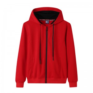 Chaqueta con capucha # 8029-Full-Zip LightWeight Contrast color con capucha
