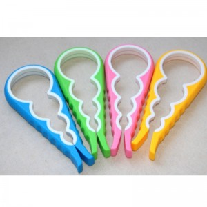 Sacacorchos de silicona, abrebotellas multifuncional, cuatro en uno, abrelatas de seguridad doméstica, antideslizante y abrebotellas