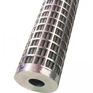 Vela de filtro de agua plisada de acero inoxidable de 50 micrones