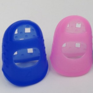 Funda de silicona para dedos Funda de silicona para guitarra principiantes practican con cuerda cubierta de dedo