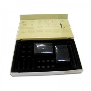 Caja de regalo tipo libro personalizado para envases cosméticos