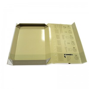 Caja de regalo tipo libro personalizado para envases cosméticos