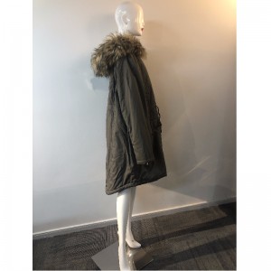 ABRIGO ALMOHADILLADO GRIS OSCURO RLWPC0071