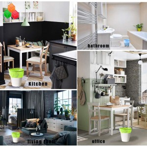 Promoción tamaño personalizado colorido barato oxo 100% biodegradable compostable almidón de maíz bolsa de basura de plástico rollo para familia / centro comercial