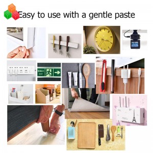 Promoción moda multifunción lavable reutilizable extraíble doble lado fuerte adhesivo gel agarre magia nano cinta de succión