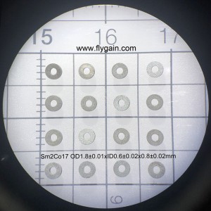 2019 China Fabricante Micro Precision Small SmCo Ring Magnet