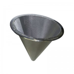 Filtro de cesta de malla de alambre sinterizado de acero inoxidable 316L