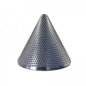 Filtro de cesta de malla de alambre sinterizado de acero inoxidable 316L