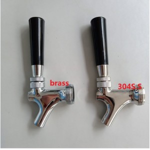 Grifo dispensador de cerveza de barril de acero inoxidable americano 304