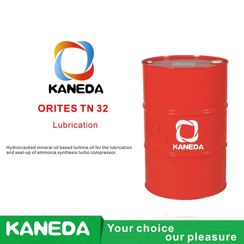 KANEDA ORITES TN 32 Aceite de turbina a base de aceite mineral hidrocraqueado para la lubricación y sellado del turbocompresor de síntesis de amoníaco.