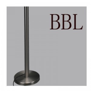 Lámpara de pie LED moderna con tira de aluminio