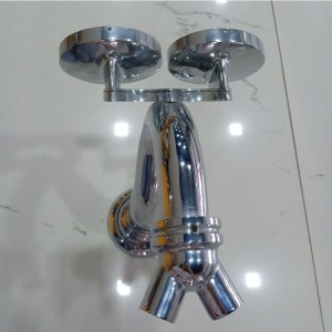 Torre de cerveza de barril de latón con doble grifo