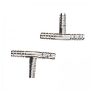 Latón Manguera Barb Tee 3-Way Conexiones de conector de manguera de cerveza