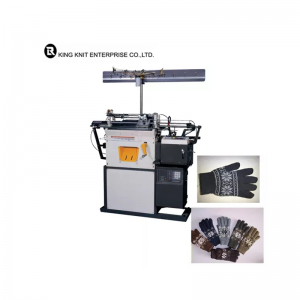 Proveedor de fábrica al por mayor de alto rendimiento que hace guantes máquina de tejer sin costura guantes de trabajo computarizado