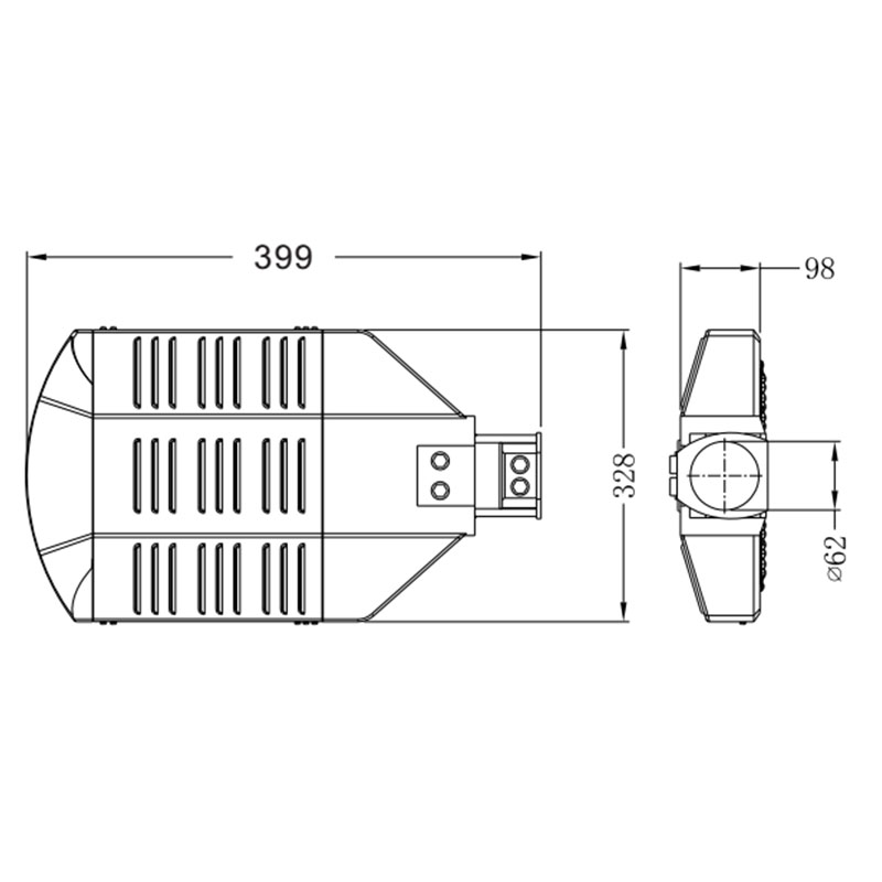 Farola LED clásica de 50W