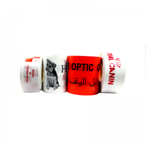 La mejor cinta de advertencia de barricada de PE de tráfico imprimible a prueba de agua