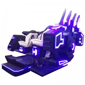 Nave espacial VR oscura Venta caliente diversión realidad virtual experiencia asiento 9Dvr cine 6 asientos 9dvr para la familia
