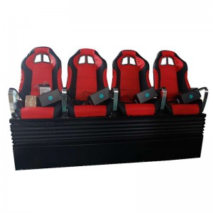 Interesante teatro 4 asientos 9dvr cinema 3 dof plataforma dinámica