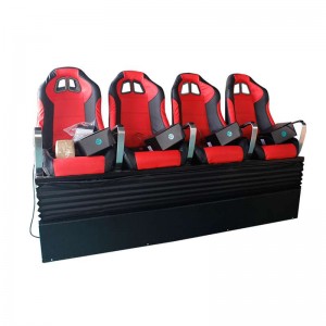 Interesante teatro 4 asientos 9dvr cinema 3 dof plataforma dinámica