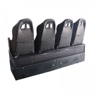 Interesante teatro 4 asientos 9dvr cinema 3 dof plataforma dinámica