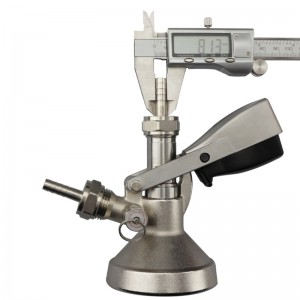 Acoplador de barril tipo G con válvula de liberación de presión