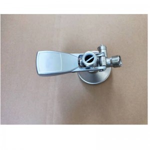 Conector de barril F con válvulas de escape